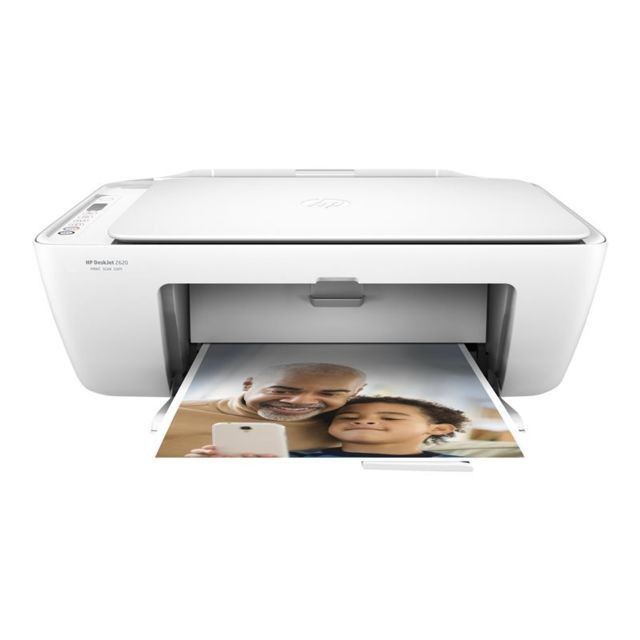 Hp - Imprimante multifonctions 4 en 1 Deskjet 2620 - Blanc Hp - Imprimante Jet d'encre Non recto-verso auto