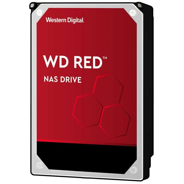 Disque Dur interne Western Digital WD RED 4 To - 3,5" SATA III 6 Go/s - Cache 256 Mo - Rouge
