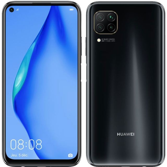 Huawei - P40 Lite - 128 Go - Noir Huawei - La rentrée Smartphone: Les meilleures offres à moins de 400¤ Huawei