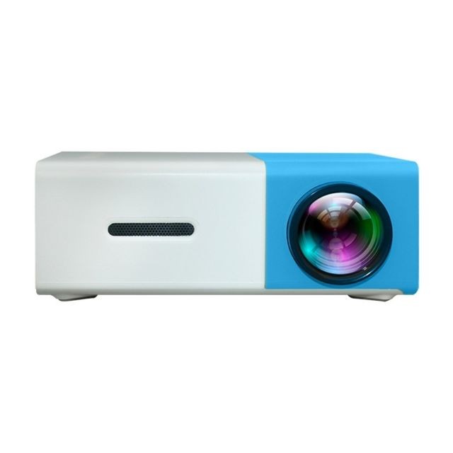 Wewoo - Vidéoprojecteur LED Projecteur de cinéma maison portable 400LM avec télécommandeprise en charge des interfaces HDMIAVSD et USB bleu Wewoo - Vidéoprojecteurs portables Wewoo