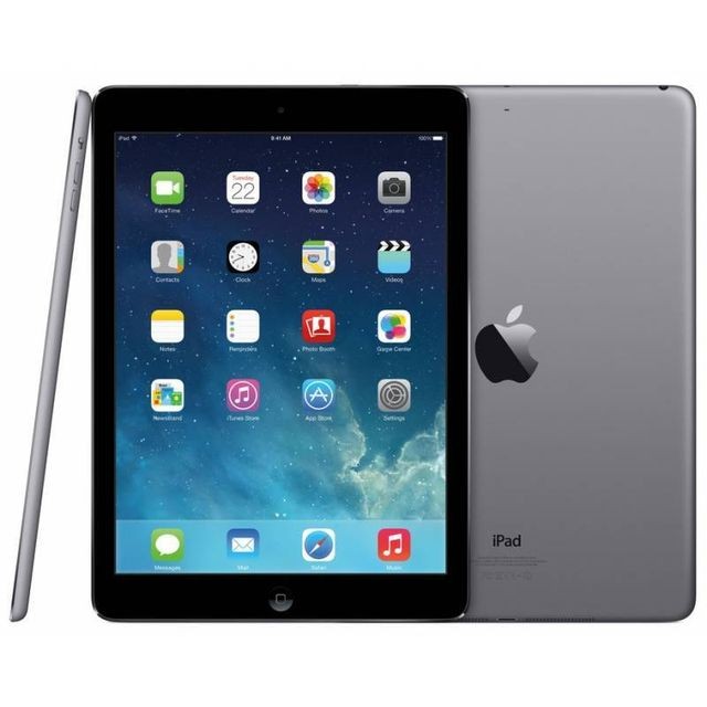 Apple - iPad Air - 64 Go - Wifi - Cellular - Gris sidéral MD793NF/A Apple - Occasions iPad Air