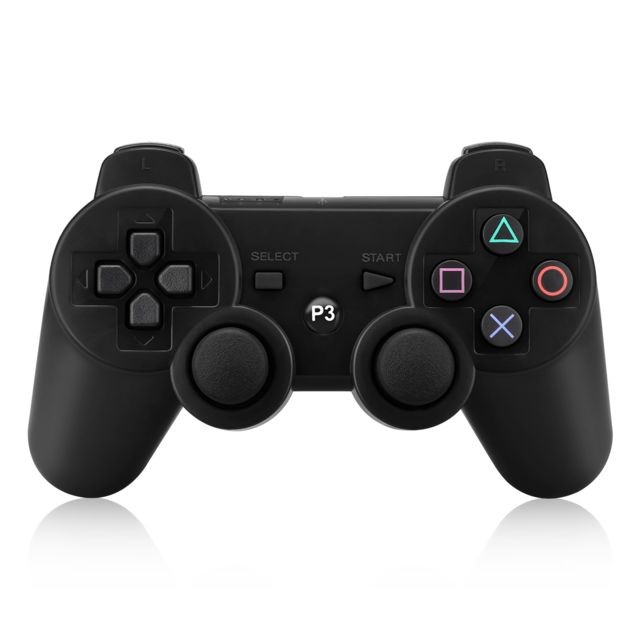 marque generique - Manette PS3 sans fil Dualshock 3 jeux Distance Bluetooth Contrôle Durable Gamepad Game Noir marque generique - Manette Jeux Vidéo