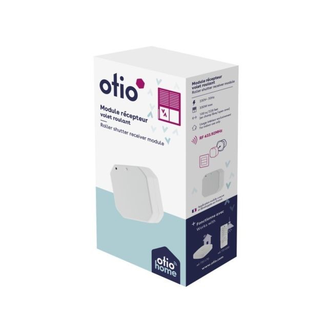 Otio - Module récepteur encastrable pour volets roulants connecté Otio  - Box domotique et passerelle