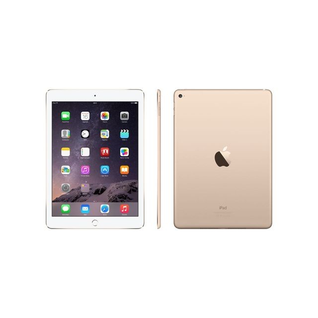 Apple - iPad Air 2 - 16 Go - Wifi - Or MH0W2NF/A Apple - Ordinateurs Apple