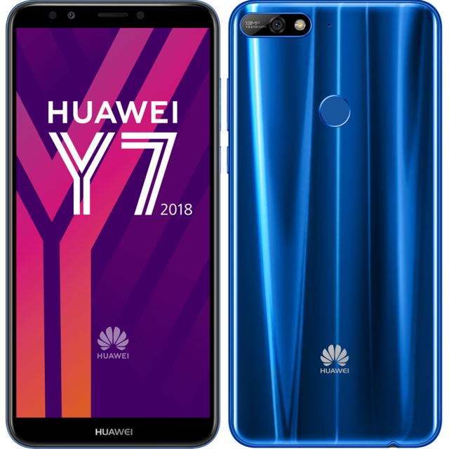 Huawei - Y7 2018 - Bleu Huawei  - Smartphone Huawei