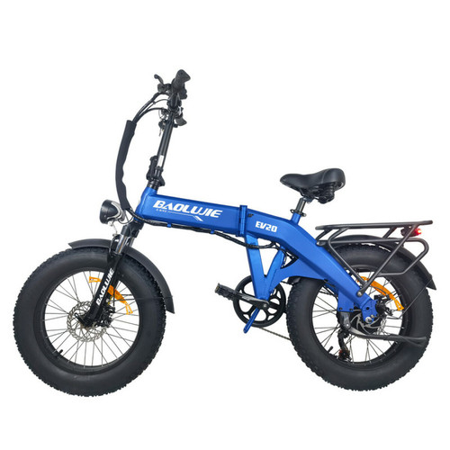 BAOLUJIE - vélo électrique pliable BAOLUJIE D7 1000W 48V 12AH 35KM/H-bleu BAOLUJIE  - Mobilité électrique