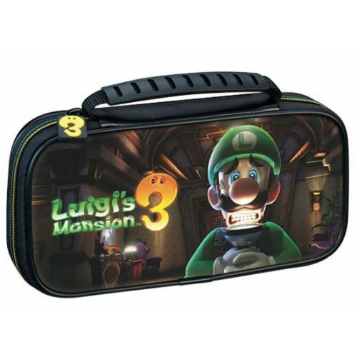 Accessoire Switch Bigben Pochette de transport Deluxe BigBen Luigi's Mansion 3 Noir pour Nintendo Switch Lite