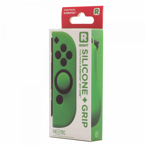 Blade - Joy Contrôleur Silicone Skin - droite - Green + Poignées - Nintendo Switch Blade  - Manettes Switch