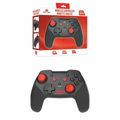 Freaks And Geeks - Manette SWITCH SANS FIL Bluetooth pour Nintendo SWITCH NOIRE Freaks And Geeks  - Manettes Switch