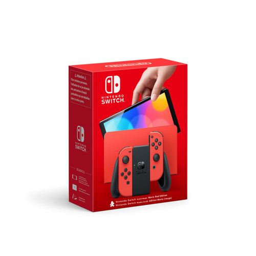 Nintendo - Nintendo Switch - OLED Model - Mario Red Edition portable game console Nintendo - Fête des mères - Maman Gameuse