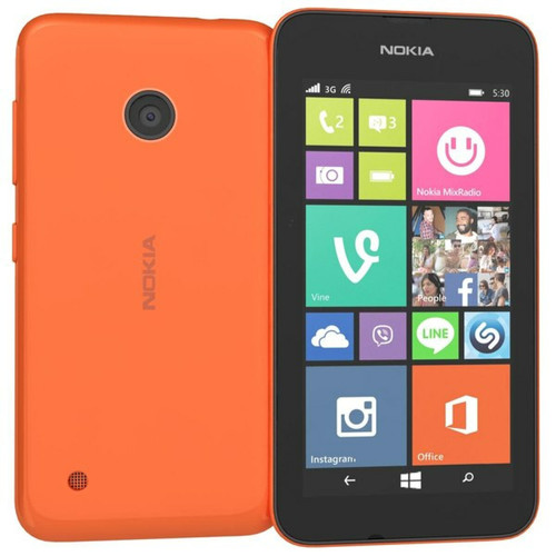 Smartphone Android Nokia Lumia 530 double sim orange vif