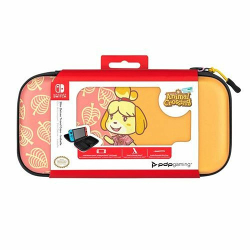 PDP - Etui de transport Pdp Slim Deluxe Animal Crossing Isabelle pour Nintendo Switch Rose et jaune PDP - Bonnes affaires Accessoire Switch