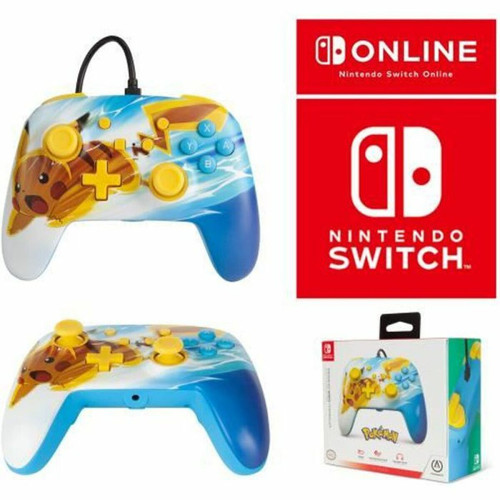 Power A - Manette SWITCH Filaire Nintendo Pokémon Pikachu CHARGE Officielle Power A - Manettes Switch Power A