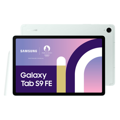 Samsung - Galaxy Tab S9 FE - 6/128Go - WiFi - Light Green - S Pen inclus Samsung - Tablette Android