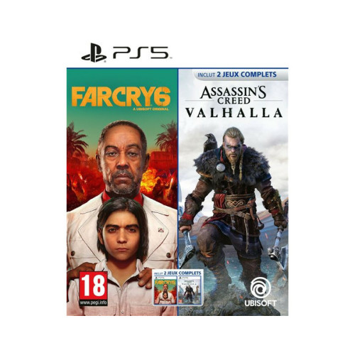 Jeux PS5 Ubisoft Compilation Assassin s Creed Valhalla + Far Cry 6 PS5