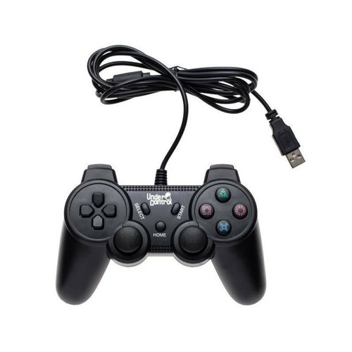 Under Control - Manette Filaire noire Under Control pour PS3 Under Control  - Manette PS3