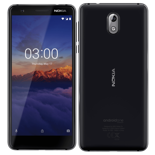 Nokia - 3.1 - 16 Go - Noir Nokia  - Smartphone Nokia