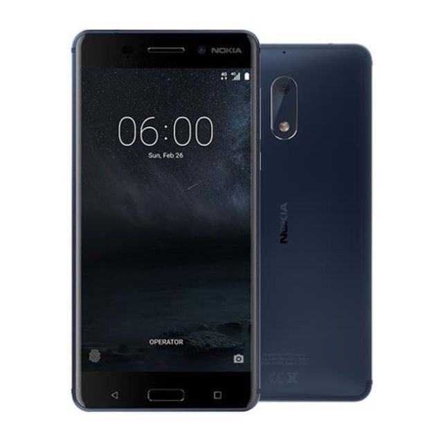 Nokia - Nokia 6 Azul Dual SIM Nokia  - Smartphone Nokia