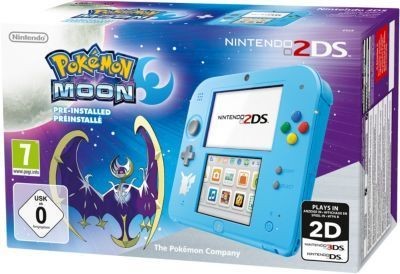 Nintendo - 2DS Bleue - Pokemon Lune Nintendo - Jeux 3DS Nintendo