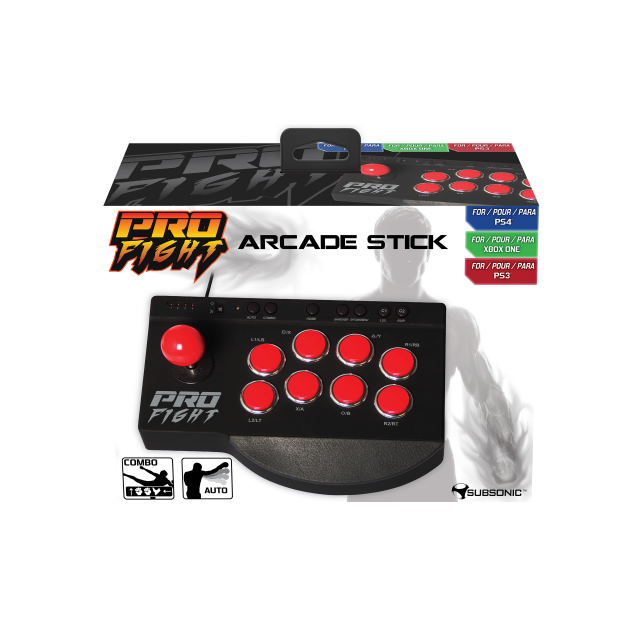 Subsonic - ACC PS4 PRO FIGHT ARCADE STICK Subsonic  - Manette PS4