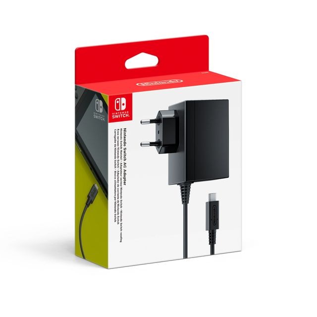 Nintendo - Adaptateur secteur Nintendo Switch Nintendo - Idées cadeaux pour Noël Jeux et Consoles