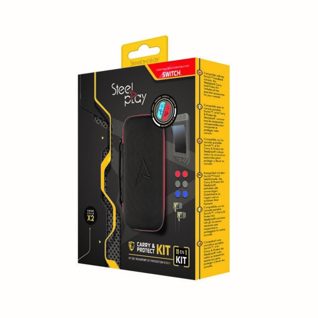 Steelplay - KIT CARRY & PROTECT 11 EN 1 (SWITCH) Steelplay - Bonnes affaires Accessoire Switch