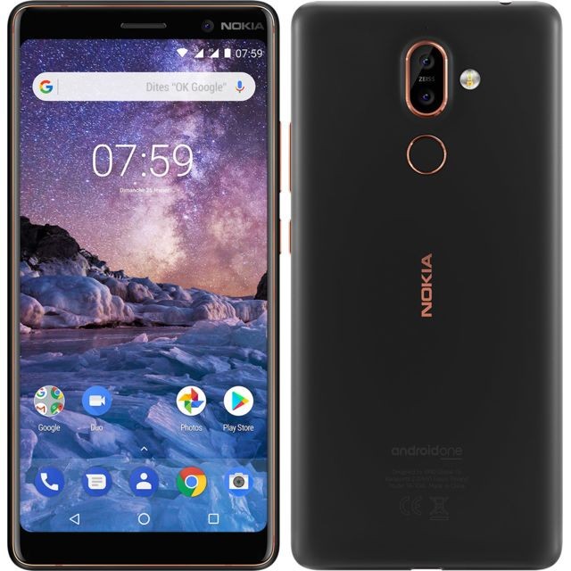 Nokia - 7 Plus - Noir Nokia - Smartphone Android Qualcomm snapdragon 660
