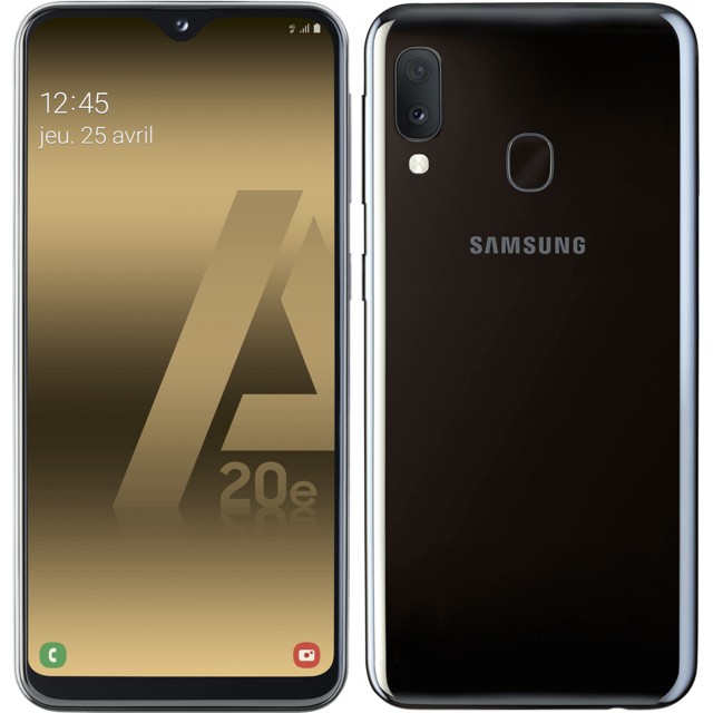 Smartphone Android Samsung Galaxy A20e - 32 Go - Noir
