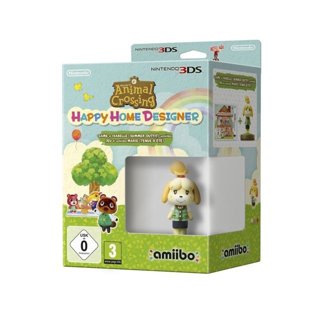 Jeux 3DS marque generique Animal Crossing Happy Home + Amiibo Isabelle