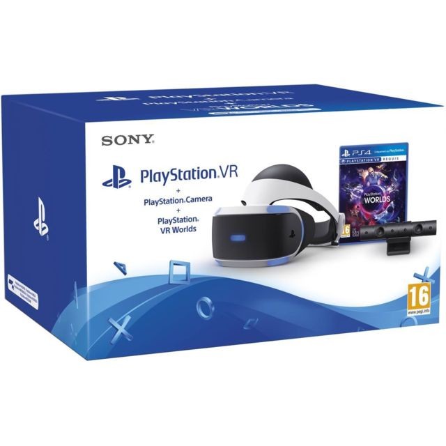 Sony - Casque PSVR + CAMERA + VR WORLDS Sony  - Autres accessoires PS4