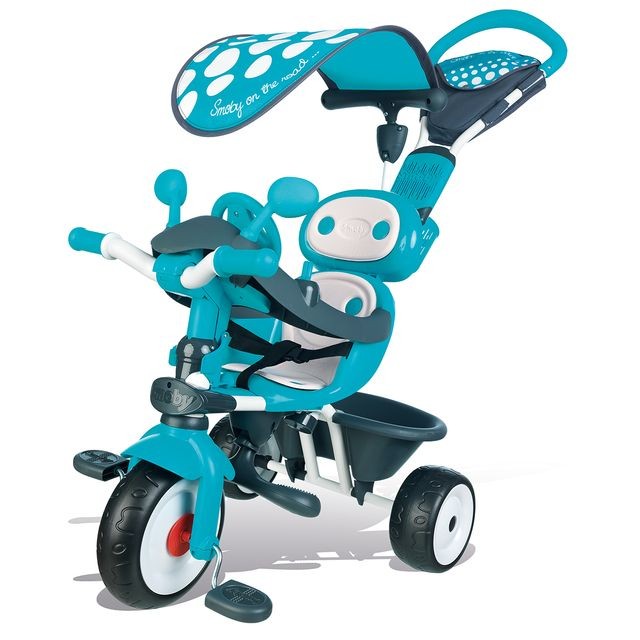 Smoby - Tricycle Baby Driver Confort - Bleu  - 740601 Smoby  - Jeux & Jouets