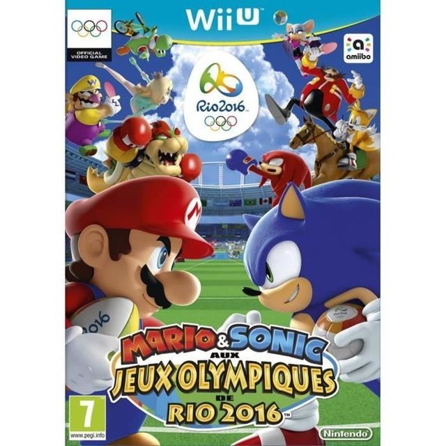 Jeux Wii U Nintendo Mario & Sonic JO Rio 2016