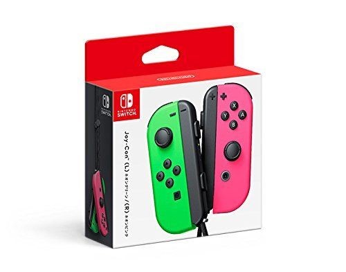 Nintendo - Paire de Joy-Con vert néon & rose néon Nintendo - Manettes Switch Nintendo
