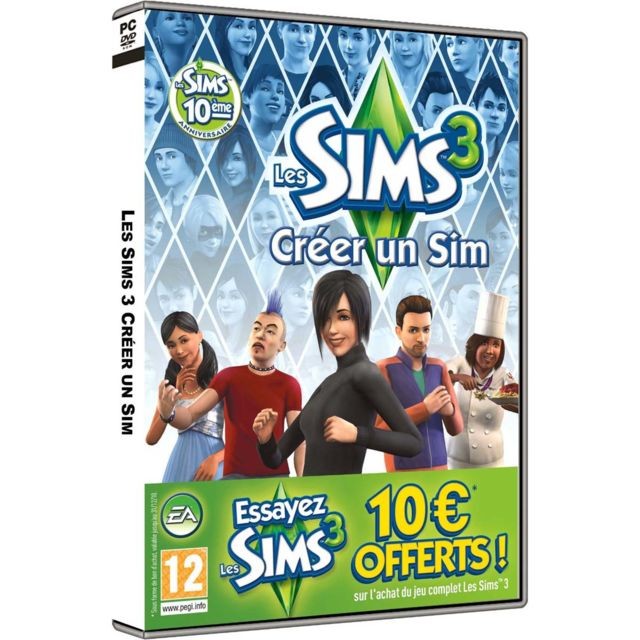 Jeux PC Electronic Arts Electronic Arts - Les Sims 3  créer un Sims pour PC