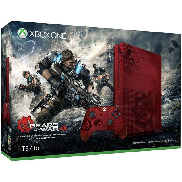 Microsoft - Xbox One S - Edition limitée Gears of War 4 Microsoft - Jeux et consoles reconditionnés