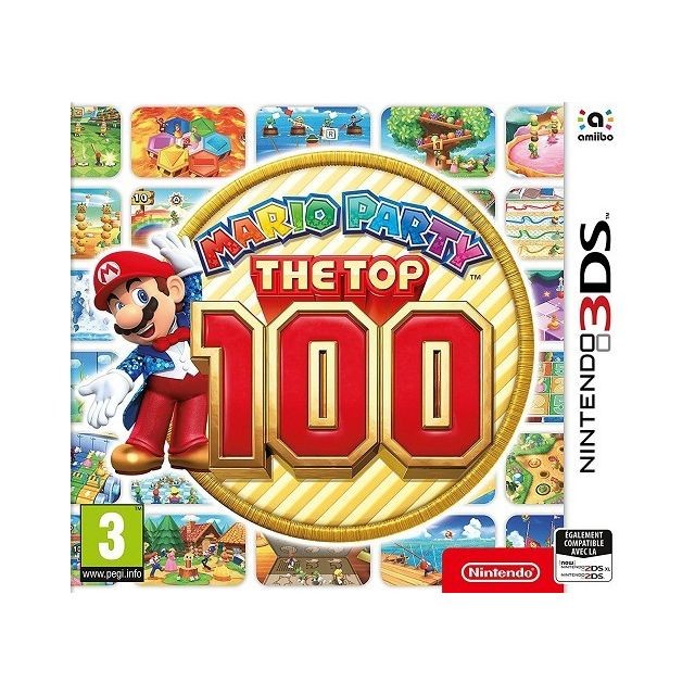 Nintendo - Mario Party The Top 100 3DS Nintendo  - Jeux 3DS
