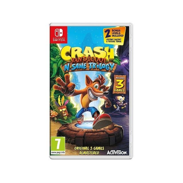 Activision - Crash Bandicoot N.sane trilogy Activision  - Jeux Switch